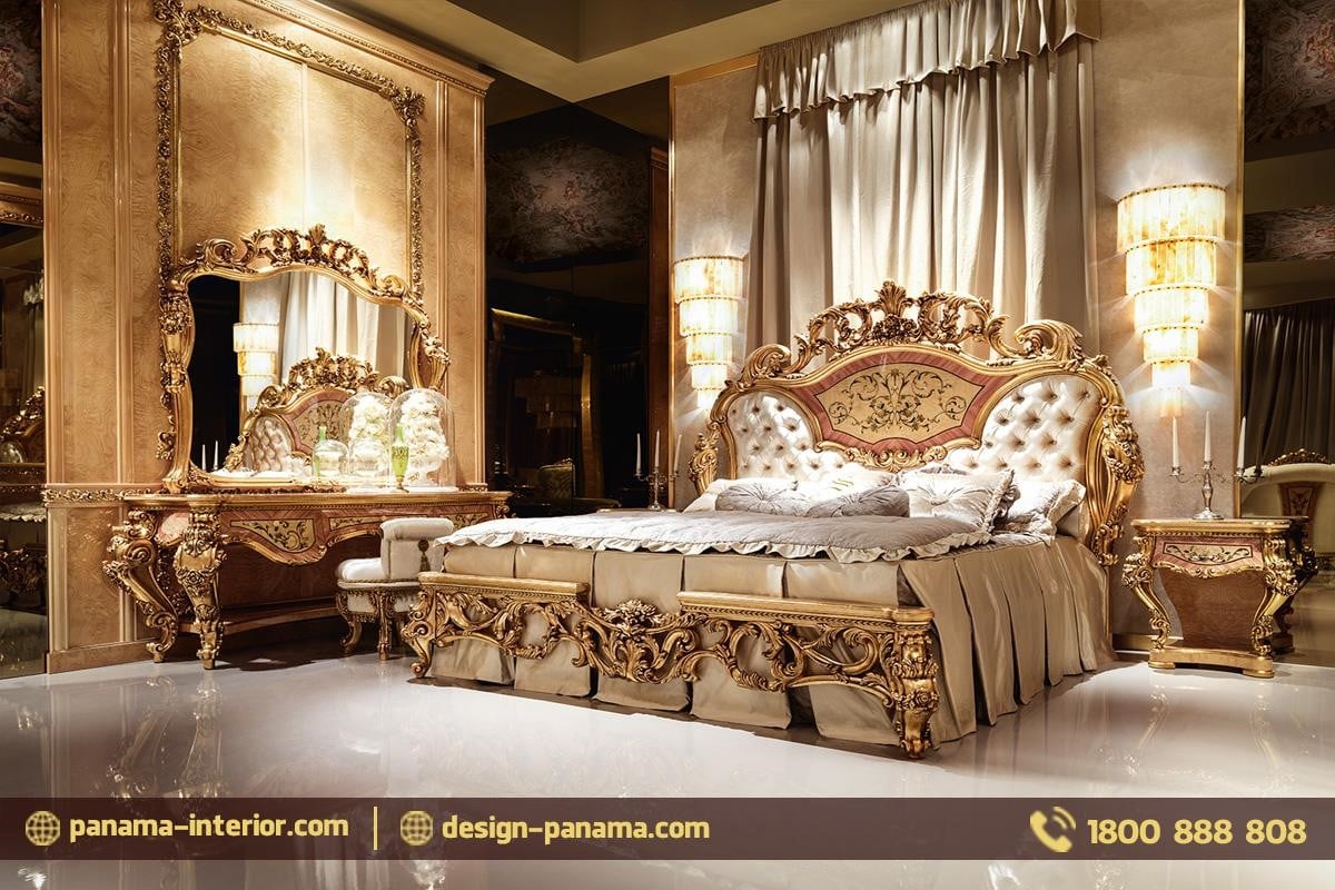 giường ngủ tân cổ điển
