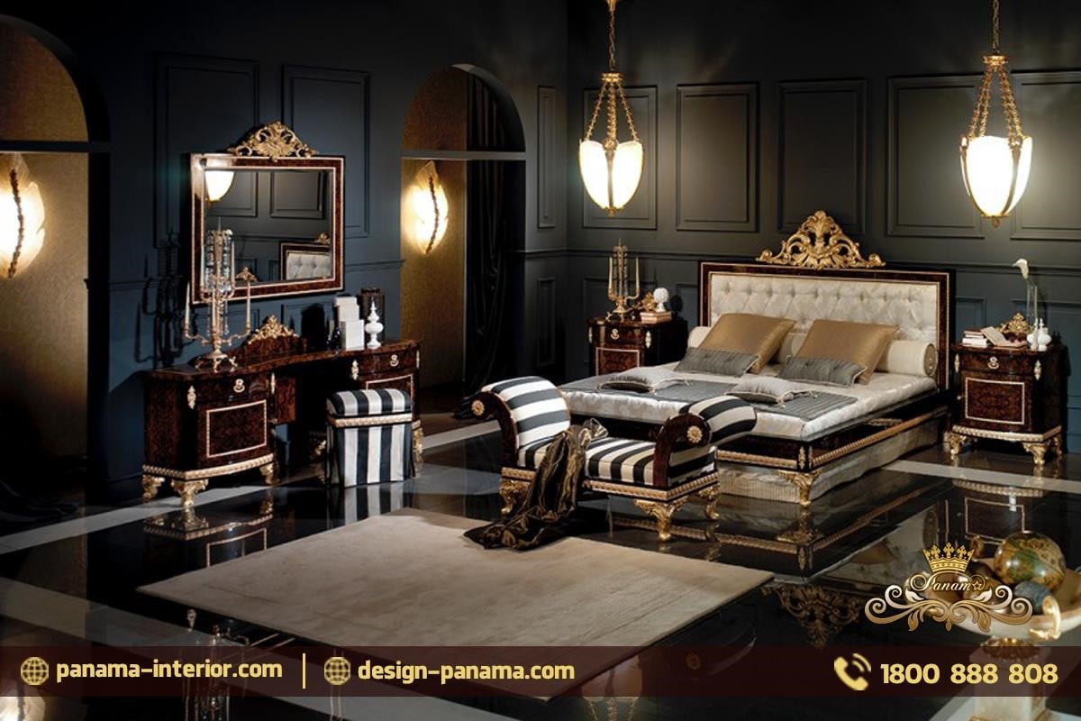 giường ngủ tân cổ điển 