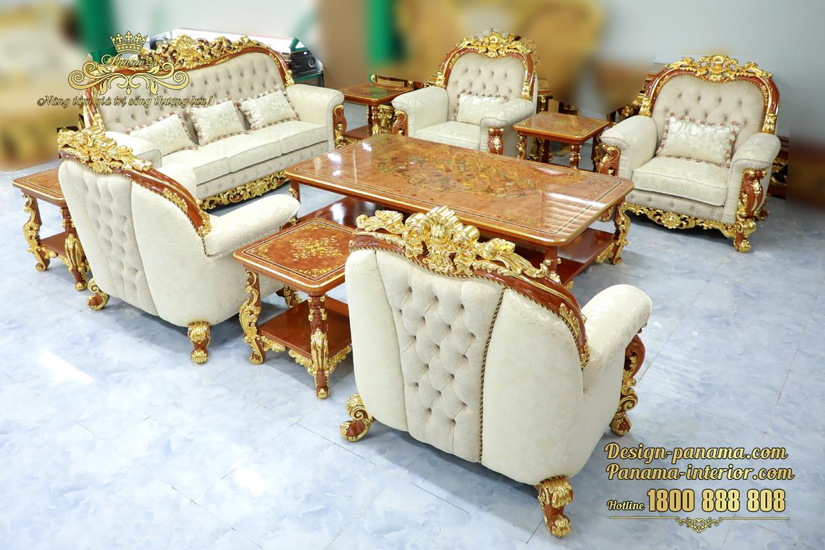 Chiêm ngưỡng: Sofa tân cổ điển Bertha sang trọng, nhẹ nhàng và tinh tế.